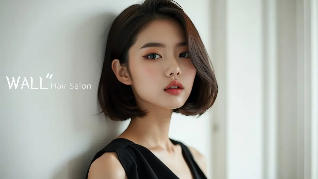 wall hair 台中剪髮女生短髮包柏頭黑色服裝
